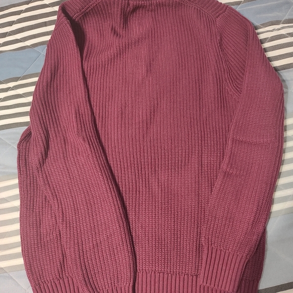 Men's Crown & Ivy sweater maroon sweater size small - Picture 3 of 4